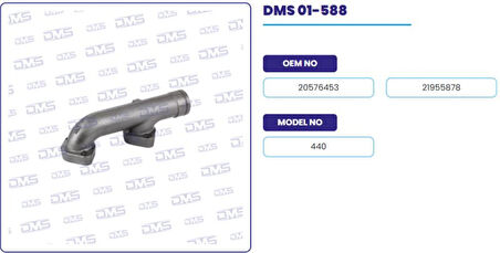 Volvo Truck Egzoz Manıfoldu Yan Kol Renault Volvo Truck 440 - Demosan 01-588