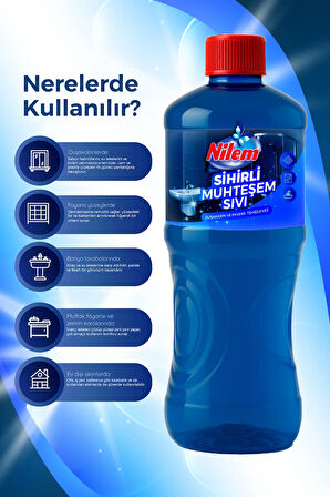 Nilem Sihirli Muhteşem Sıvı Yedek 1 L - 2 Li Paket