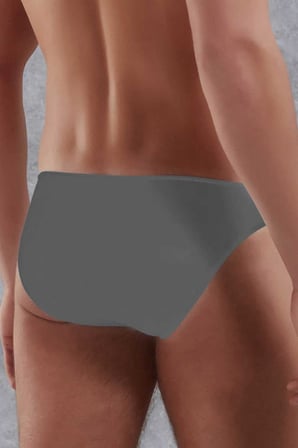 Doreanse Erkek Modal İnce Bel Bantlı Düz Renk Slip Külot 1281 - Füme