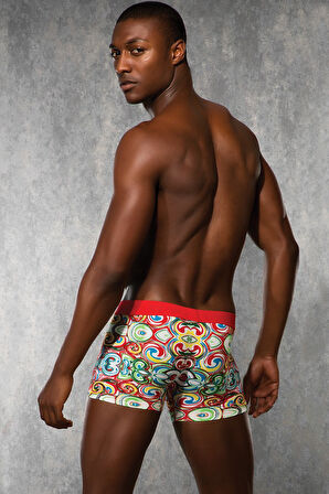 Doreanse Erkek Modal Çok Renkli Baskılı Torbalı Normal Paça Boxer 1885