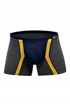 DOREANSE 1720 ERKEK MODAL ÇİZGİLİ TORBALI LACİVERT BOXER