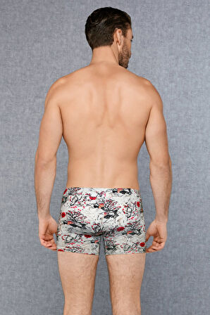 Doreanse Erkek Modal Çok Renkli Baskılı Torbalı Normal Paça Boxer 1808