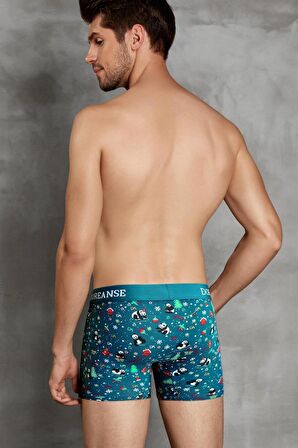 Modal Koton Figürlü Erkek Boxer Külot 1863