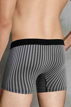 Doreanse Erkek Modal Çizgi Desenli Normal Paça Boxer 1866