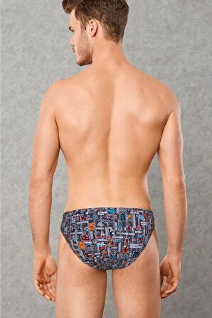 Doreanse 1240 Desenli Erkek Modal Slip DESENLI