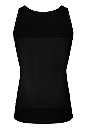 Doreanse Siyah Erkek Pamuklu Vücut Şekillendirici Atlet Korse 5965P