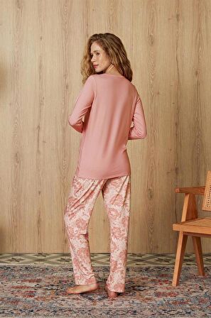 DOREANSE 4124 KADIN T-SHIRT & PANTOLON TAKIM