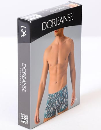 Doreanse Erkek Akuatik Desenli Boxer 1724 - Akuatikler