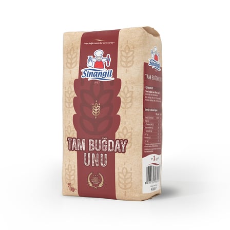 Sinangil Tam Buğday Unu 1 Kg 3'lü
