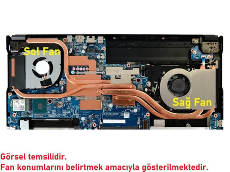 Monster Abra A5 V16 Serisi Notebook CPU Fanı V1 (Sağ Fan) / FAN675