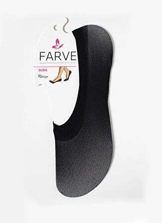 Farve Siyah Kadın Babet Çorabı FRV04