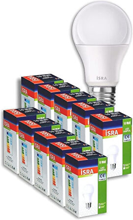 10 W Led Ampul E-27 Duy Beyaz Işık 6500K 5'li Set