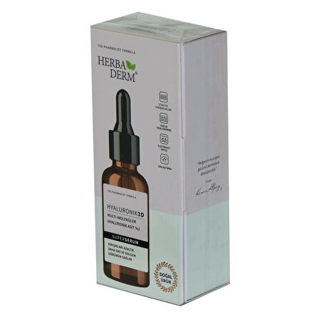 Herbaderm Superserum Hyaluronık 3D 30 Ml