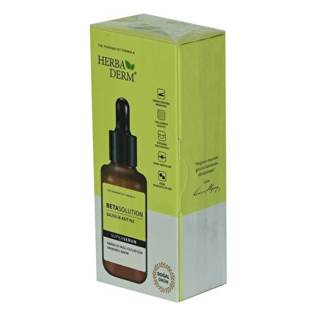 Herbaderm Superserum Betasolution Karma ve Yağlı Ciltler 30ML