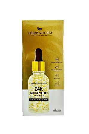 Herba Derm Süperserum 24K Gold & Peptide 30ML