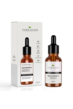 Herbaderm Superserum Niacinamide %15 Glikolikasit %5