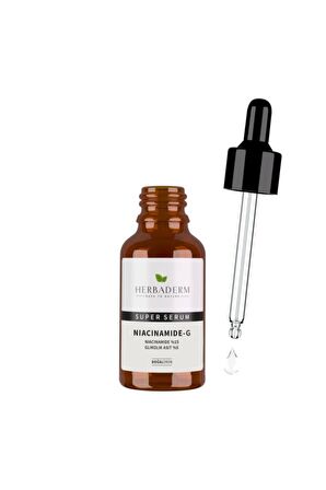 Herbaderm Superserum Niacinamide %15 Glikolikasit %5