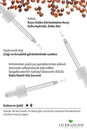 Herbaderm Superserum Göz Çevresi Bakım 30 ML