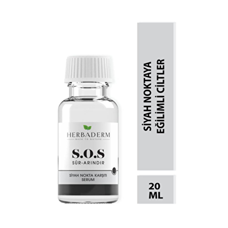 Herbaderm S.O.S Siyah Nokta Karşıtı Serum 20 ML