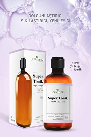 Herbaderm Vegan Collagen Dolgunlaştırıcı Super Tonik 150 ml