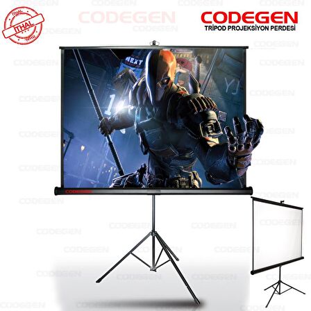 CODEGEN (TX-24) 240X200 TRIPOD PROJEKSIYON PERDESİ