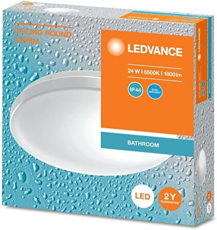 - Ledvance 24W Led Plafonyer 6500K Beyaz Işık Tavan Lambası Banyo Armatür