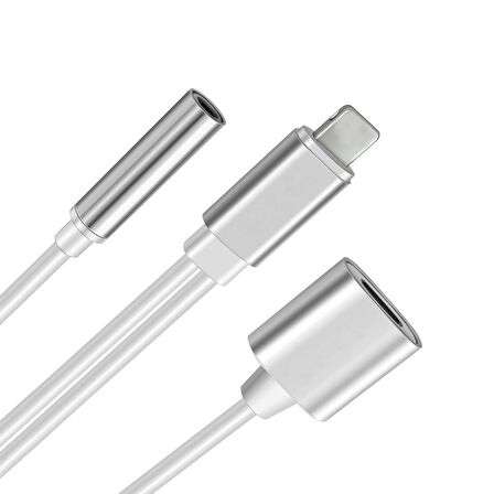 Codegen Apple iPhone Lightning + 3.5mm Stereo Dönüştürücü Çoklayıcı Adaptör CDG-CNV51( Apple Uyumludur.)