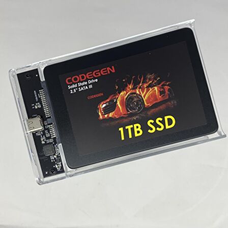 Codegen 2.5 İnç 1 TB Sata 450 MB/s 500 MB/s SSD 