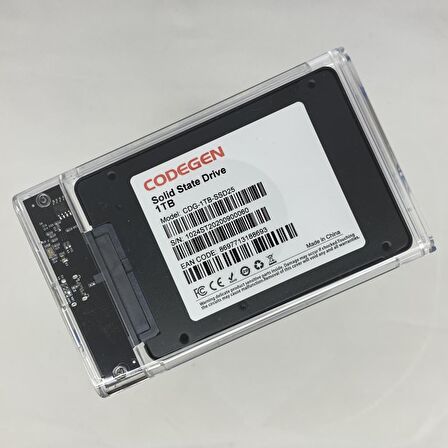 Codegen 2.5 İnç 1 TB Sata 450 MB/s 500 MB/s SSD 