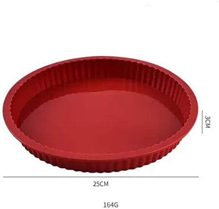 Home 26Cm Silikon Turta Ve Kek Kalıbı,Pastacılık Ve Sunumlar İçin Kolay Çıkarılabilir Yapışmaz Silikon Turta Kalıbı,Kolay ÇıkarılabilirSilikon Cheesecake Kek Kabı