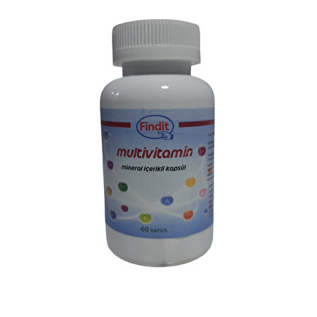Findit Multivitamin Mineral İçerikli Kapsül 