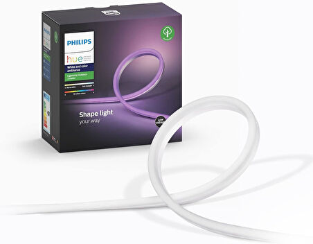 Hue Outdoor Renkli Akıllı Led Şerit, 2 metre aydınlatma
