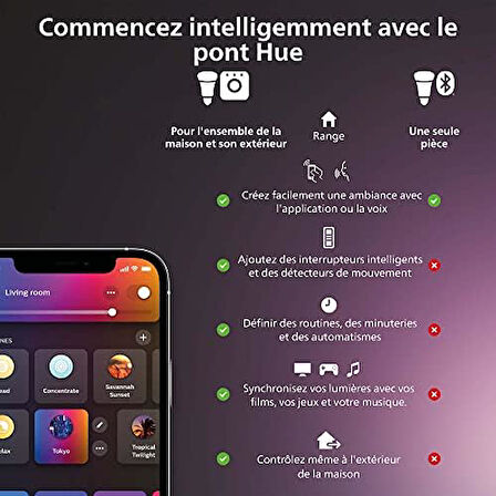 HueWCA GO V2 Taşınabilir Akıllı Led Masa Lambası, Bluetooth Özellikli, Beyaz ve Renkli