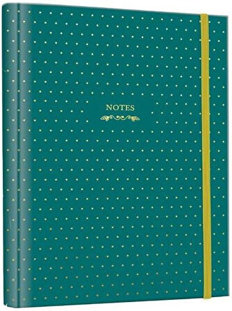 96 yp.Noktalı 90 gr. 17x24 cm Spiralli Defter Journals Gizli Yeni