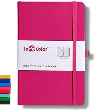 Çizgili Pembe Note 13x21 Defter Rec Tarihsiz Klasik COLOR Yeni