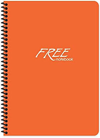 Defter-6Lı Paket Kapak Free Yp.Çizgili PP A5 80 Color Yeni