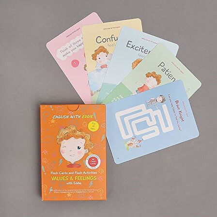 Cards and Flash Activites VALUES & FEELİNGS with Eddie (Values & Feelings With Eddie)