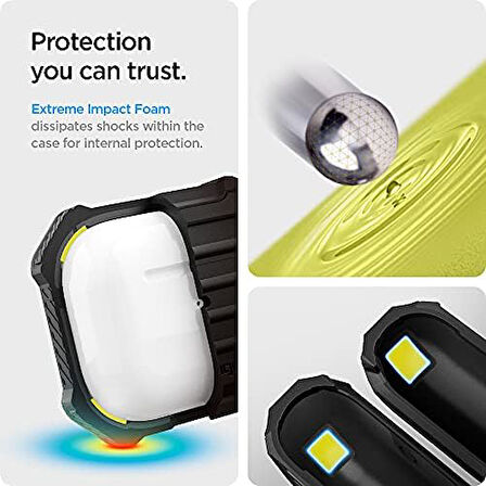 AirPods (3. nesil) Kılıf Tough Armor Black - ASD01987