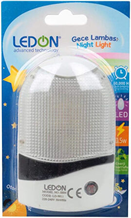 LD-9011 LEDLİ GECE LAMBASI FOTOSELLİ * QL-8884 SENSÖRLÜ