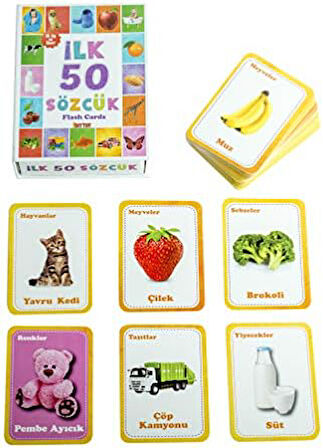 Flash Card İlk 50 Sözcük