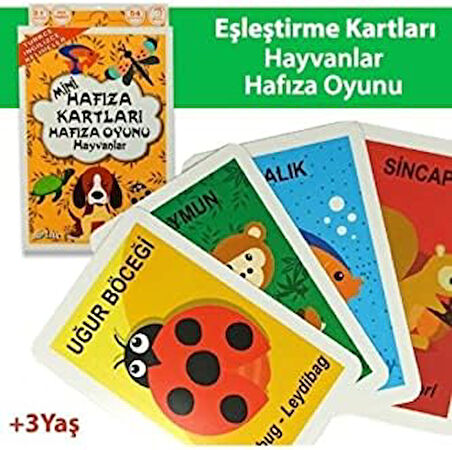 Oyun Star Hafıza Kartları Eşleştirme Eşini Bul Oyunu 3'lü Set