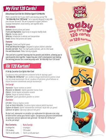 Puzzle Art Kids Baby İlk Eğitici Kartlarım