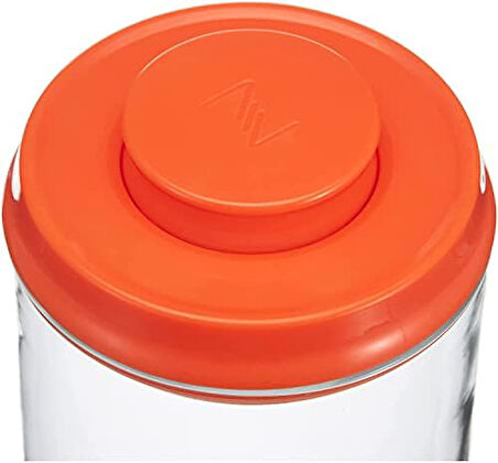 Zest Click Lock Kavanoz, 1480 cc, Sızdırmaz Kilitli Kapak, Turuncu