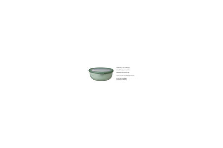 - Multi Bowl Cirqula Round - Kapaklı Saklama Kabı - Buzdolabı için hava geçirmez saklama kutusu ve mikrodalga fırın kabı olarak uygundur - 500 ml - Canlı Leylak