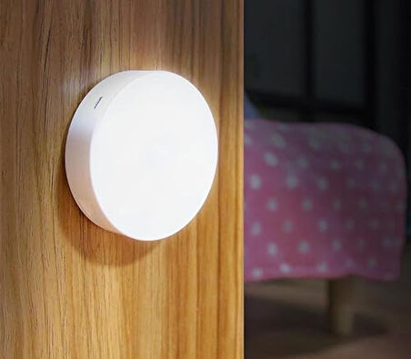 LED Hareket Sensörlü Ledli Gece Lambası Şarj Edilebilir, Taşınabilir 4000k Günışığı (1 Adet)