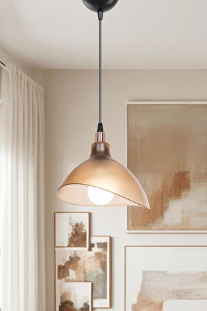 LightDesign Bal Rengi Sarkıt Avize Yatak Odası Salon Mutfak Koridor Lamba 22 AGnm29