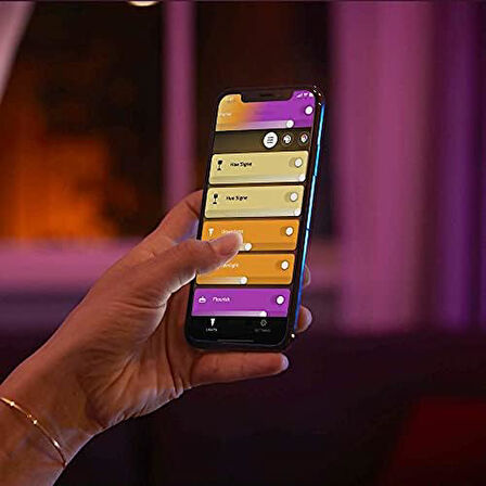 HueWCA Renkli Akıllı LED Şerit, 1 metre, V4 Bluetooth Özellikli, Ekleme/Uzatma Şeridi, Adaptör dahil değildir