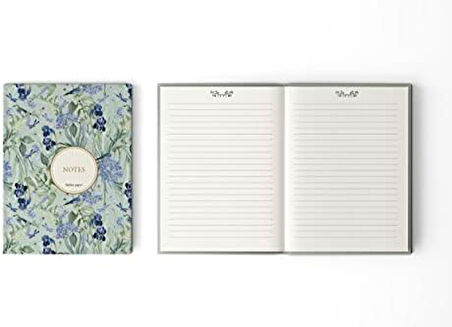 Ciltli Çizgili Notebook, Defter, Not Defteri, Sert Kapak, A5 Boyut - No:3