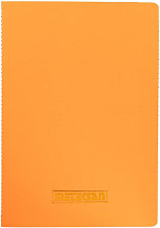 Notes 17x24 cm Karton Kapaklı İplik Dikişli Defter, 32 Yaprak, Düz, Nar Çiçeği