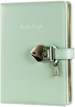 Hush Pastel Kilitli Defter ve Kalem Çantası Seti